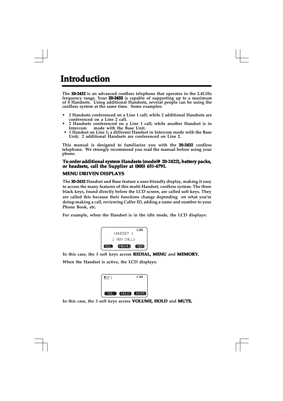 Introduction | VTech 20-2432 User Manual | Page 4 / 51