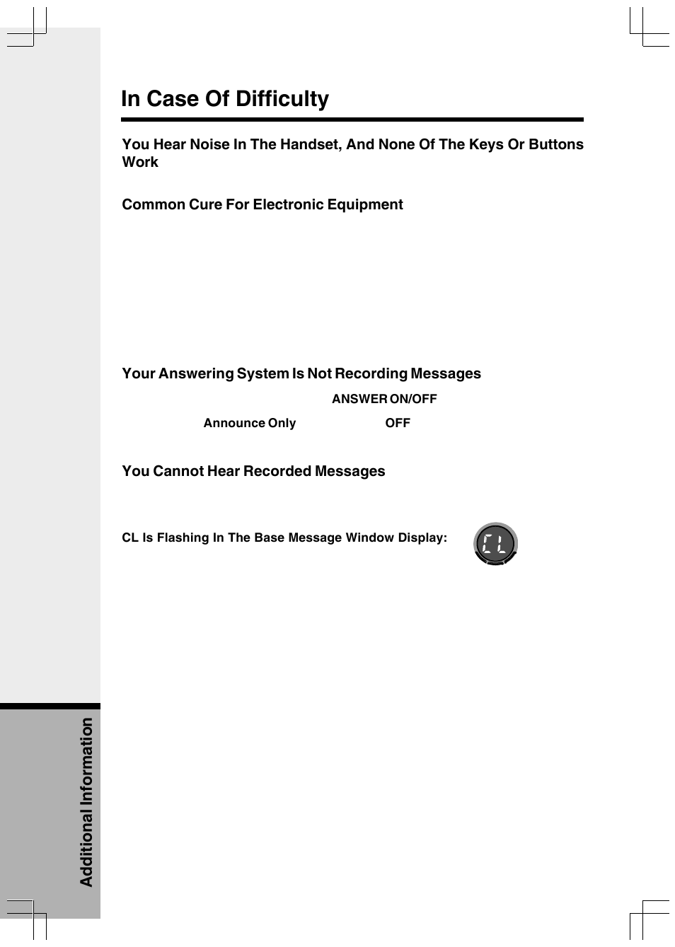Additional information | VTech VT2650 User Manual | Page 34 / 38
