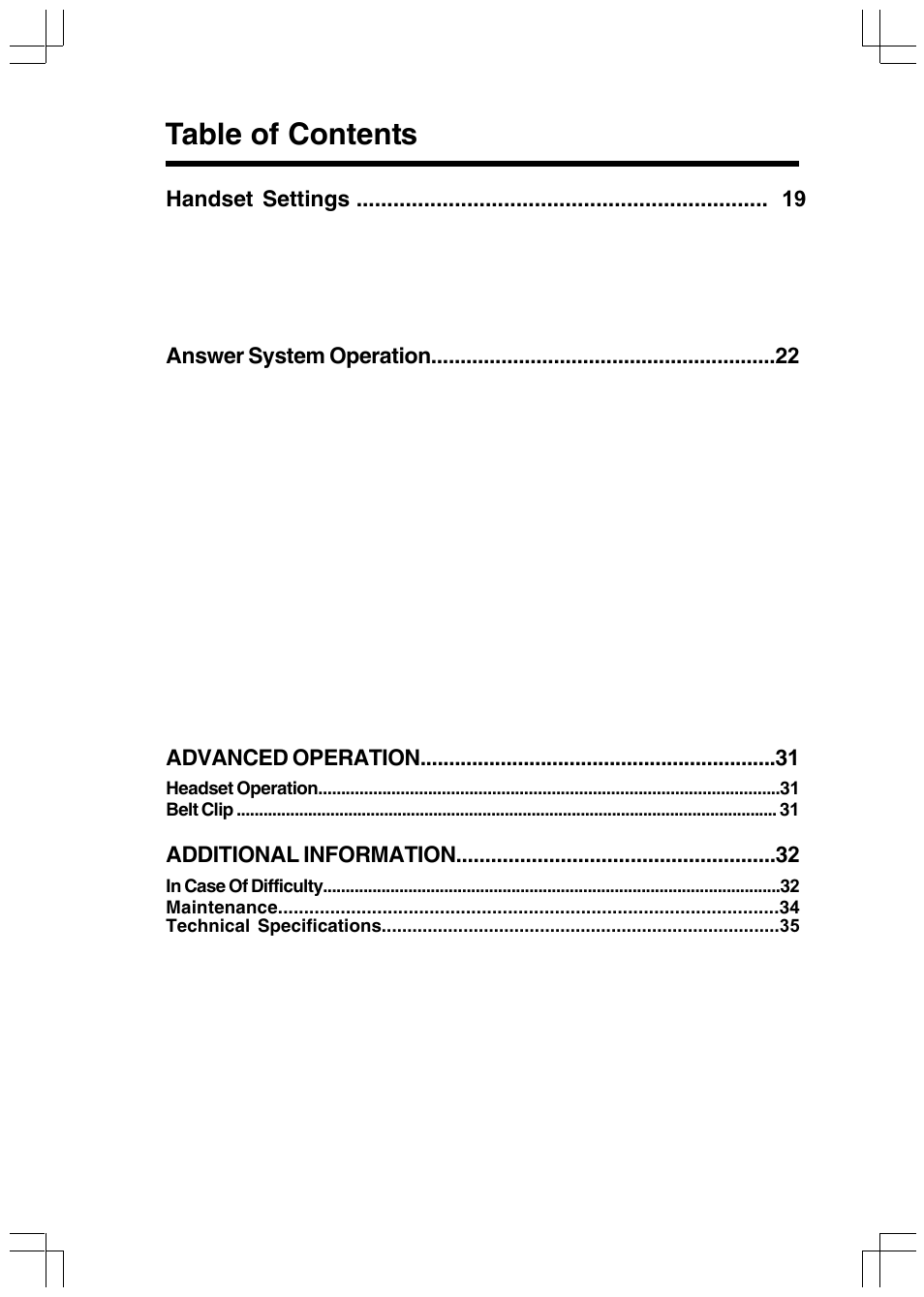 VTech VT2650 User Manual | Page 38 / 38