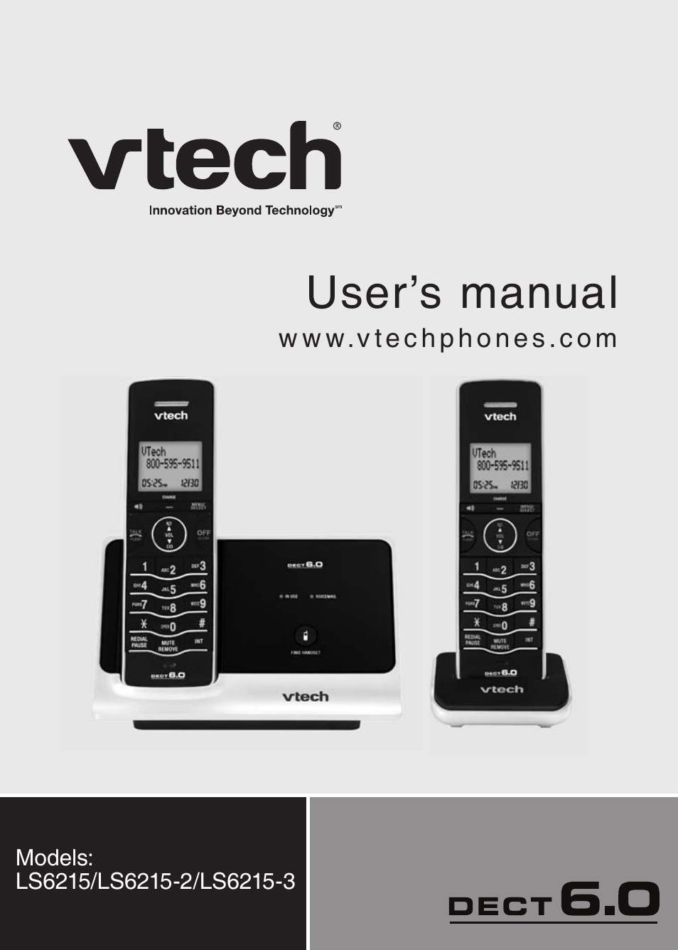 VTech LS6215-3 User Manual | 47 pages