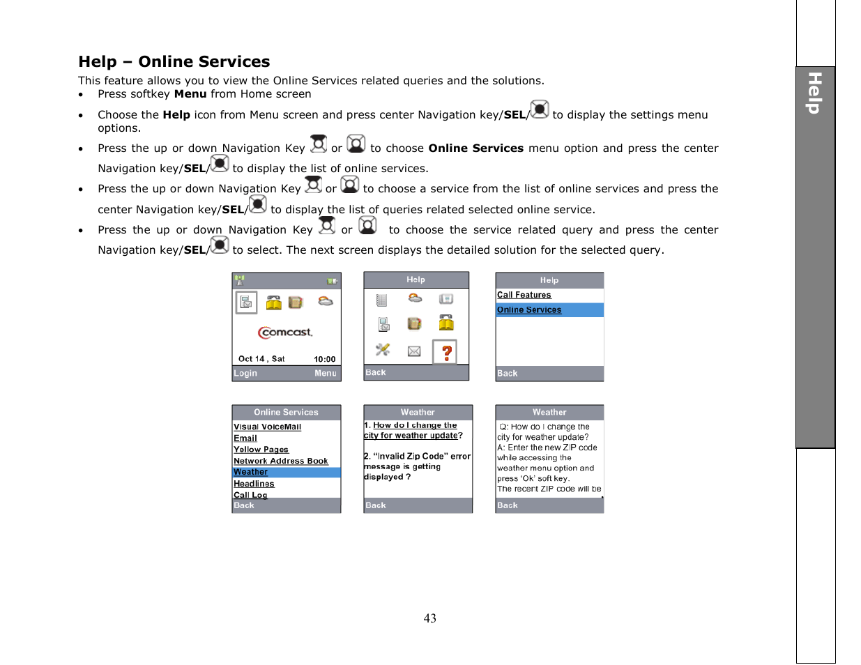 He lp | VTech ip8301 User Manual | Page 43 / 106