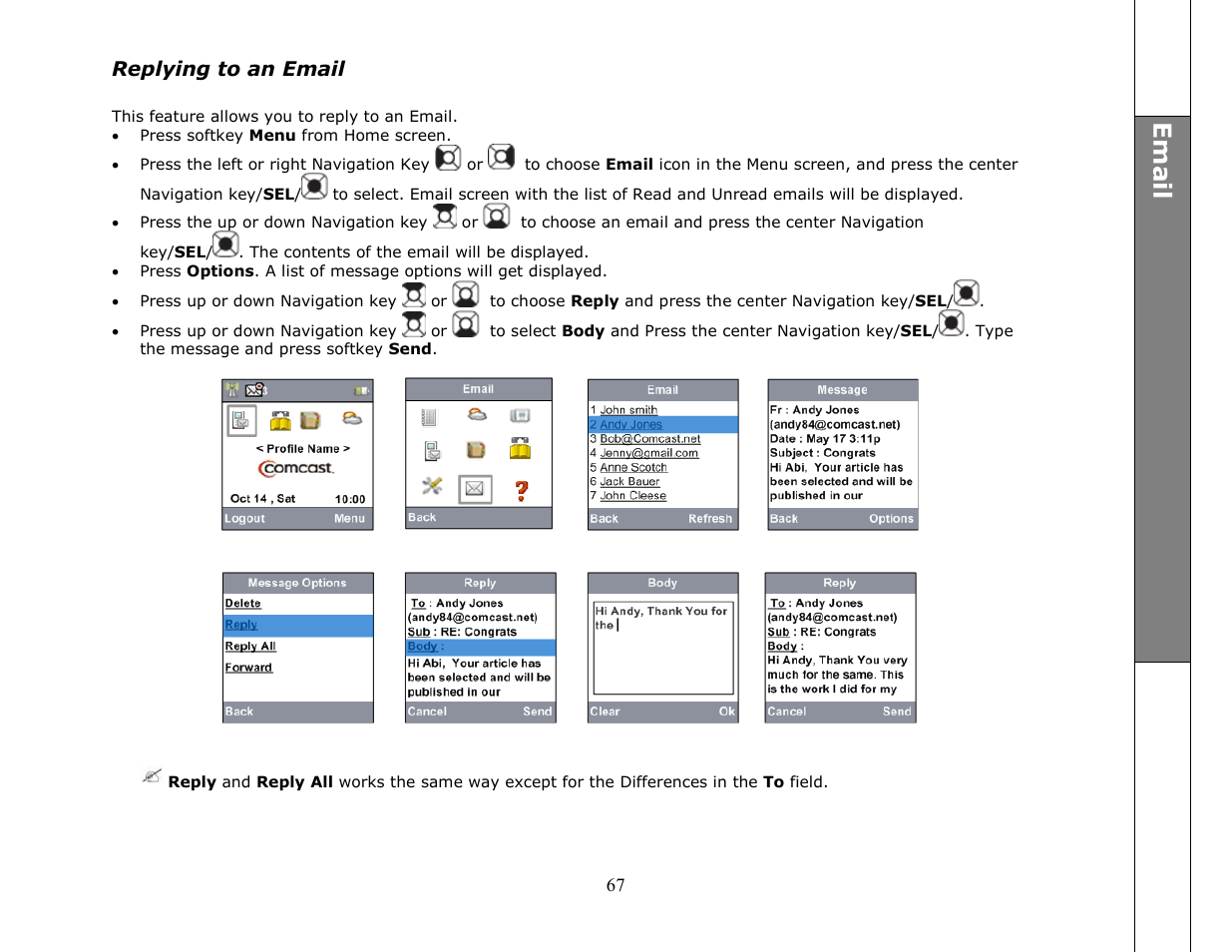 Em a il | VTech ip8301 User Manual | Page 67 / 106
