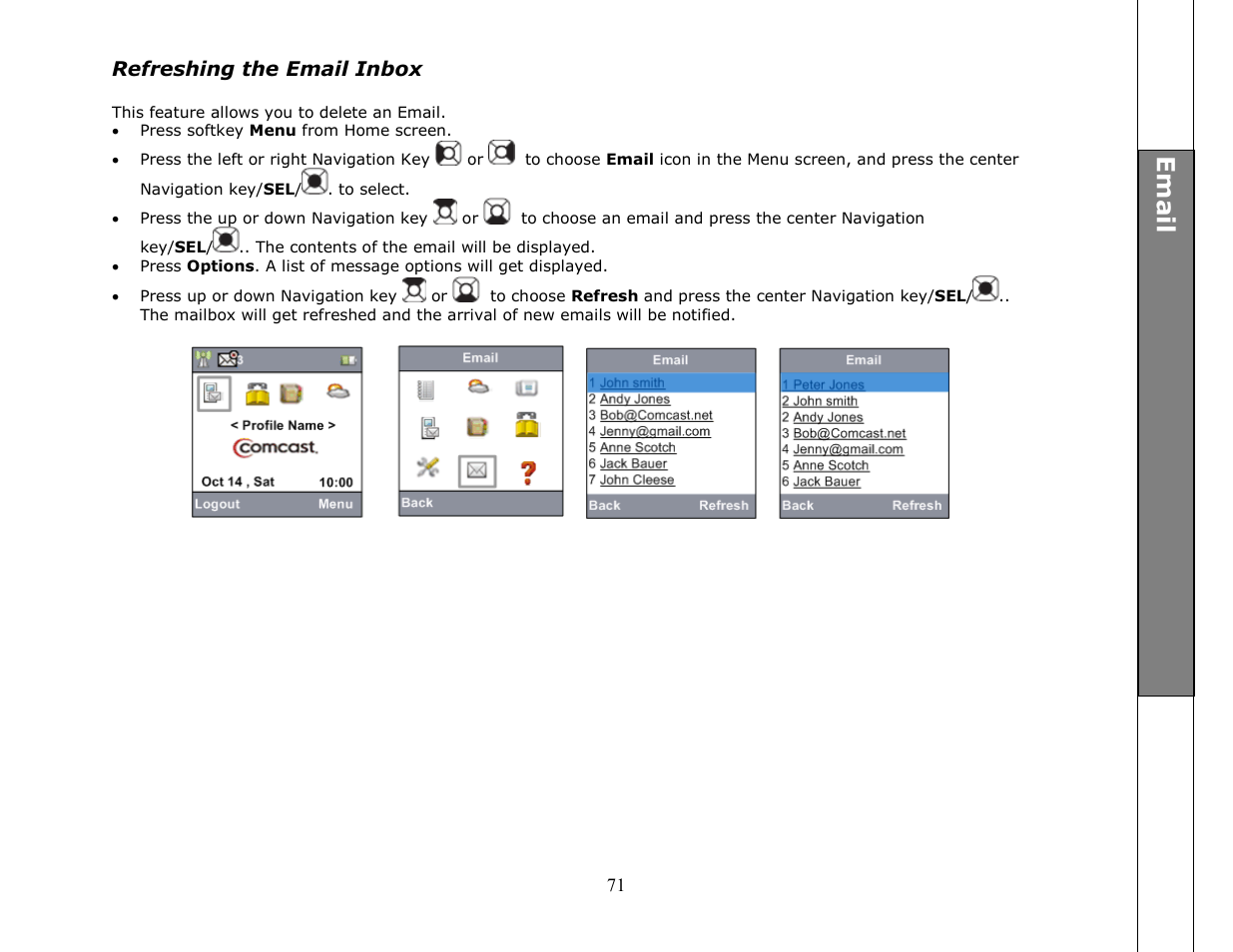 Em a il | VTech ip8301 User Manual | Page 71 / 106
