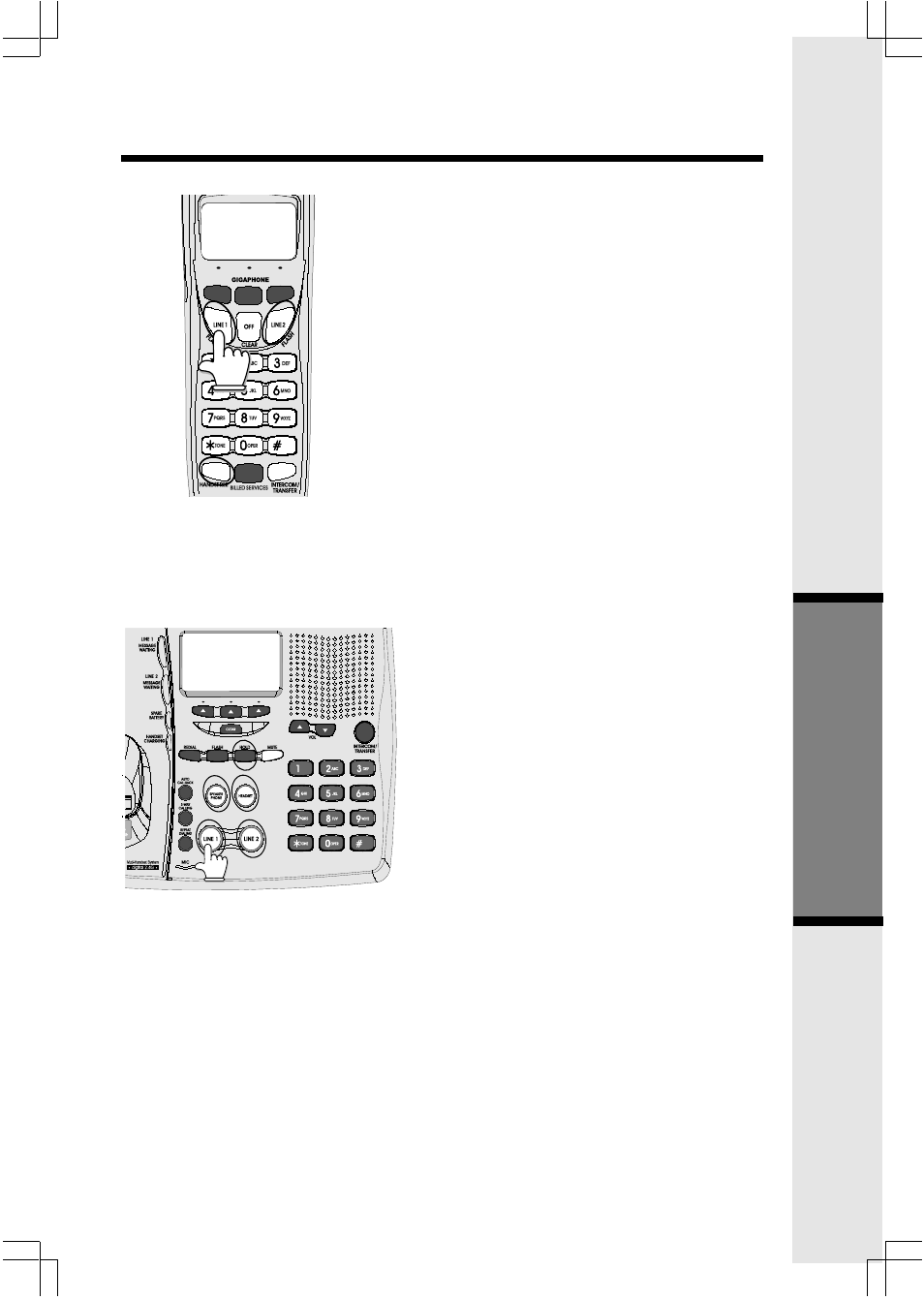 Handset and base operation, Advanced operations | VTech 2432 User Manual | Page 25 / 44
