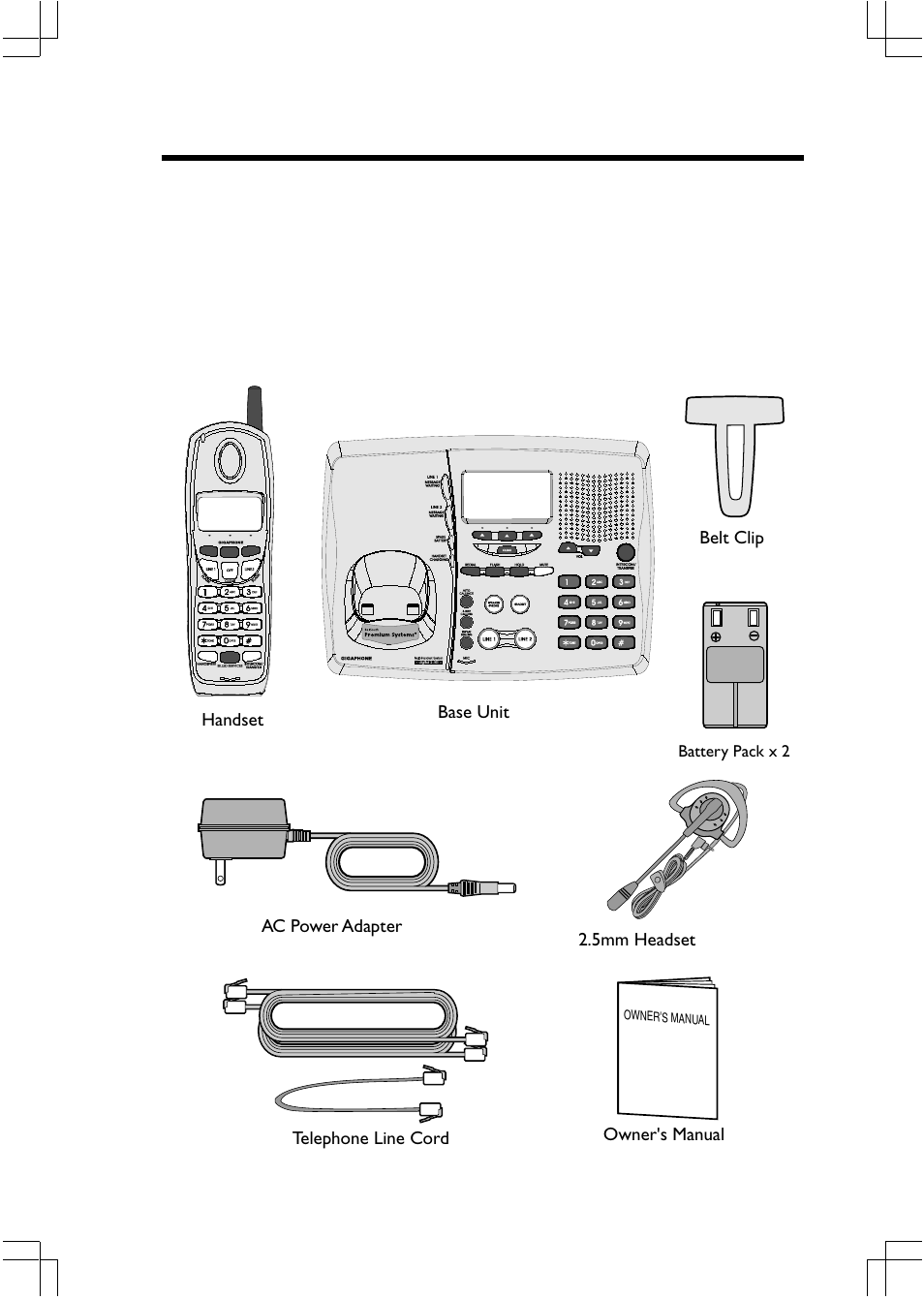 Parts check list | VTech 2432 User Manual | Page 4 / 44
