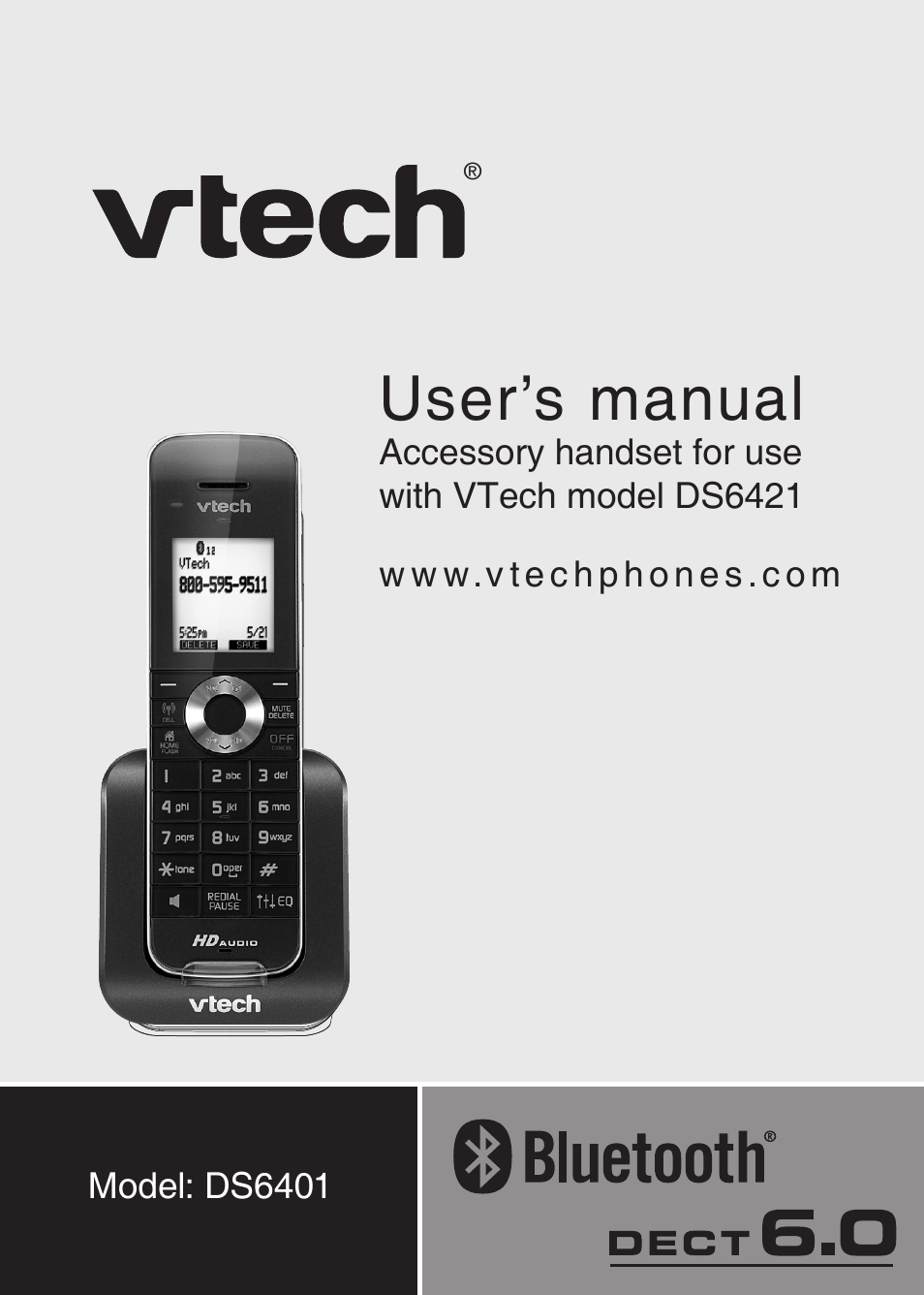 VTech DS6401 User Manual | 21 pages