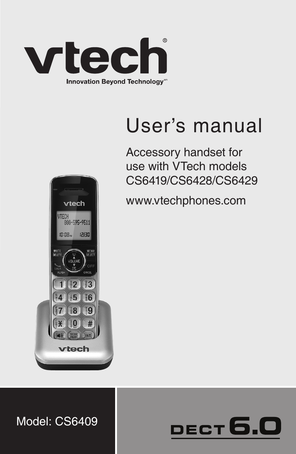 VTech CS6409 User Manual | 23 pages