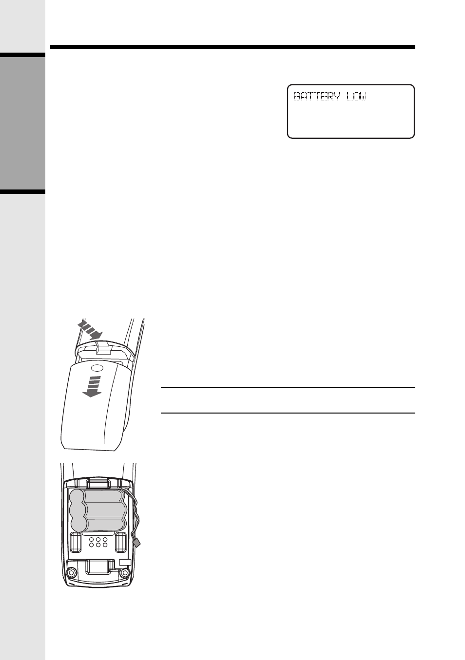 Installation of battery pack in handset, Getting st a r ted | VTech 9126 User Manual | Page 6 / 30