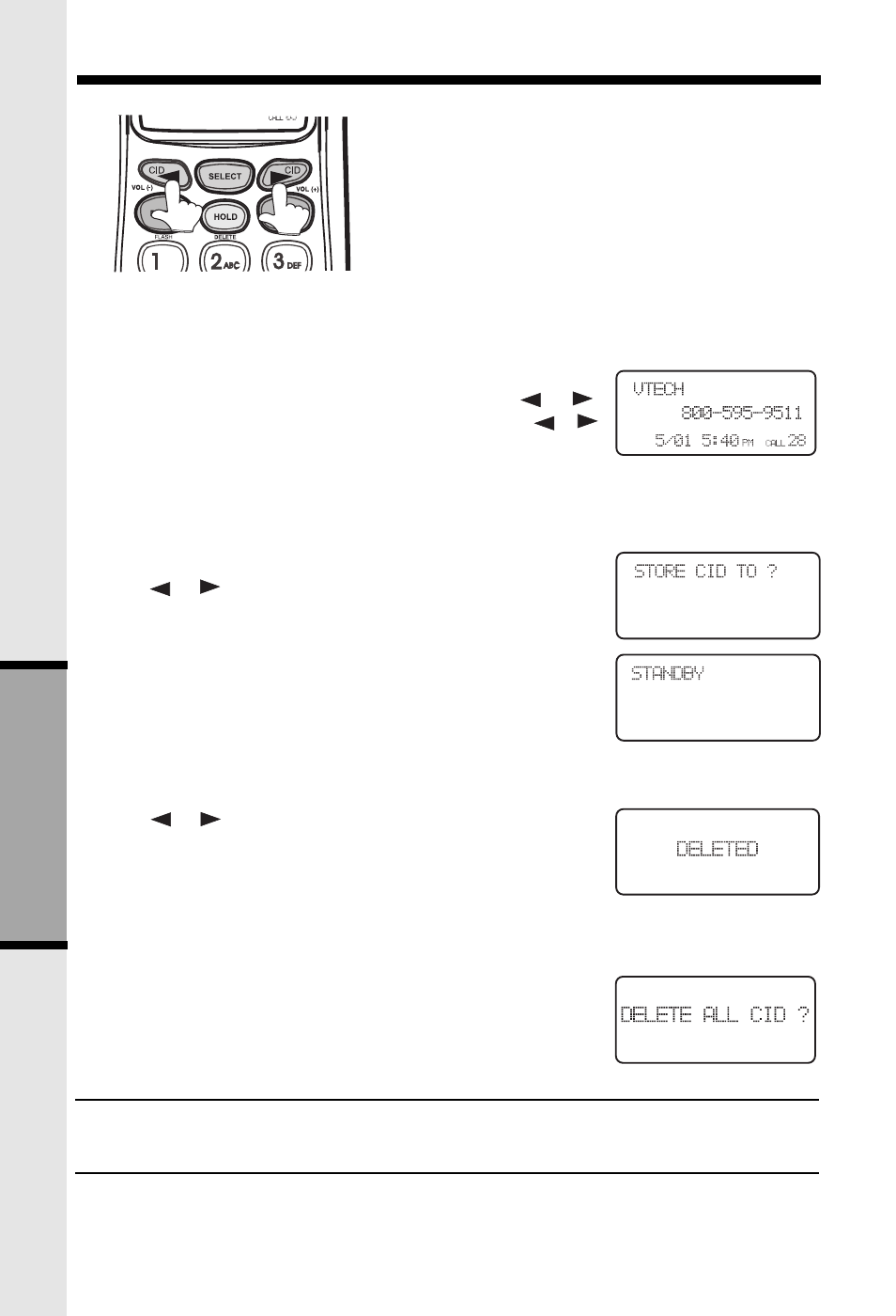 Caller id/call waiting id | VTech VT 9122 User Manual | Page 12 / 25