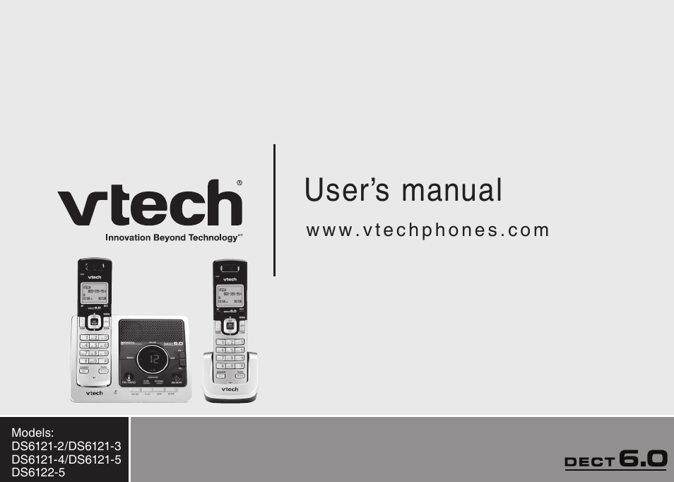 VTech DS6121-5 User Manual | 75 pages