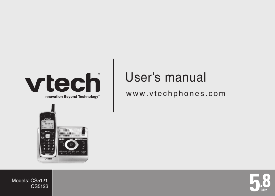 VTech CS5123 User Manual | 69 pages