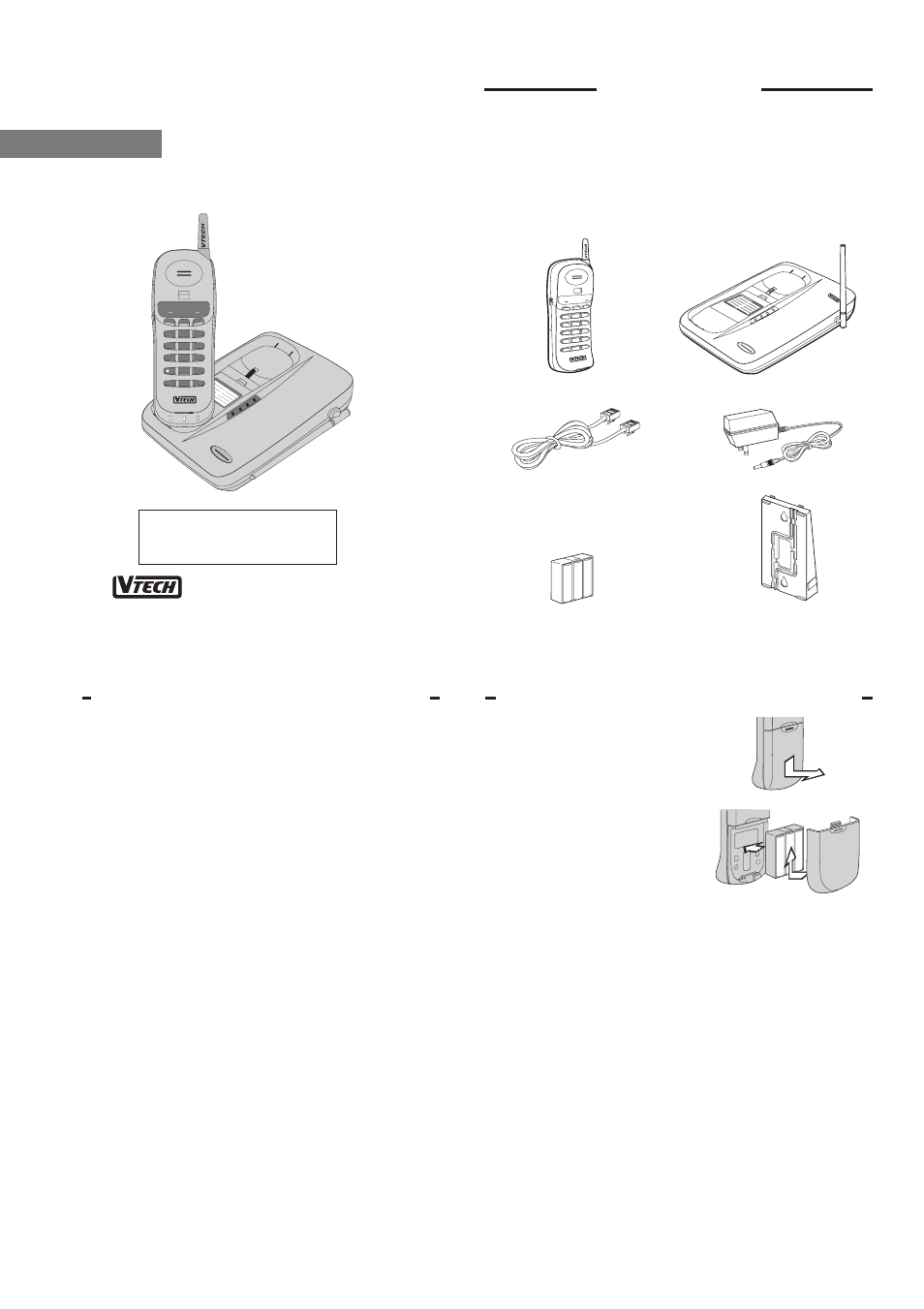 VTech 910 ADL User Manual | 4 pages