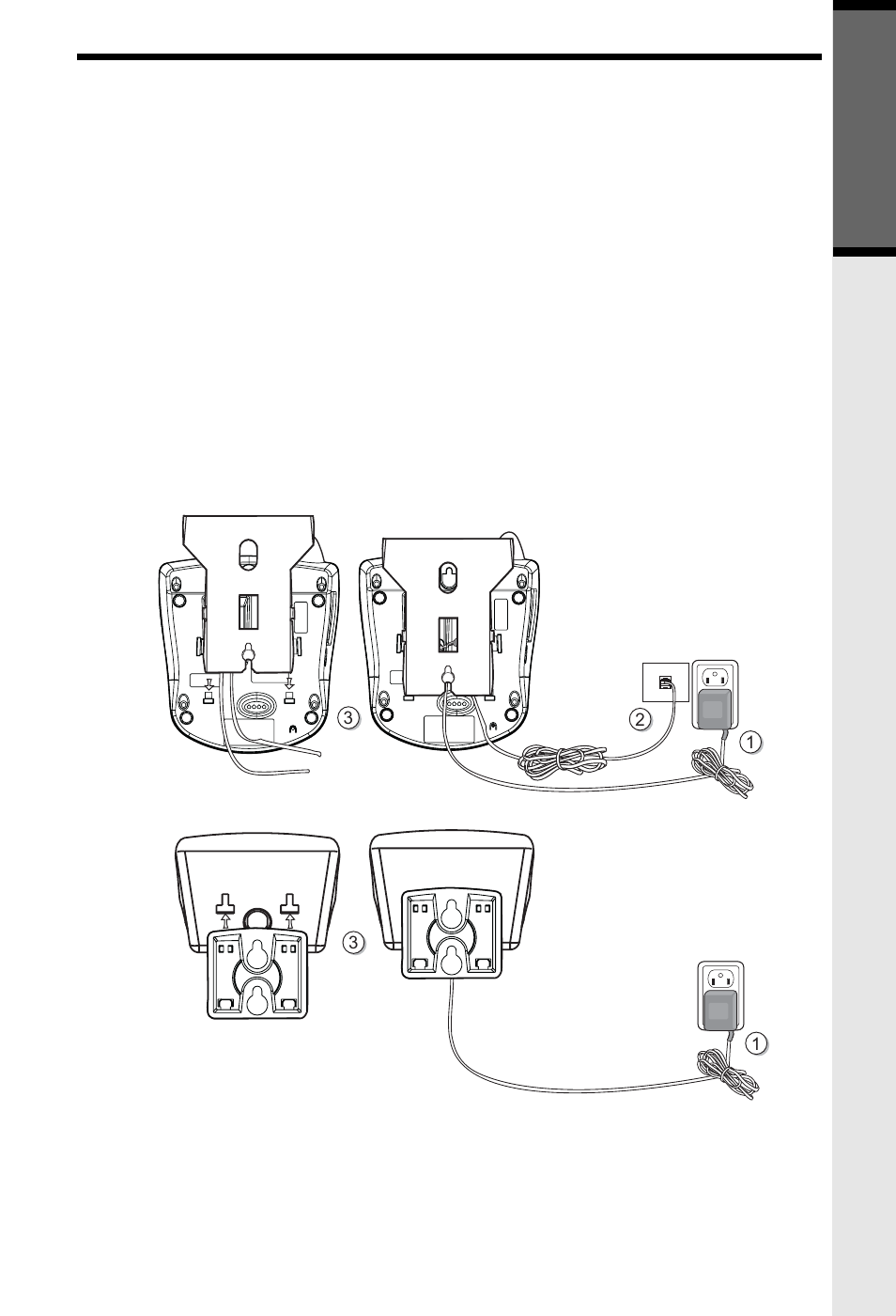 Getting started, Wall mounting | VTech i 5881 User Manual | Page 11 / 58