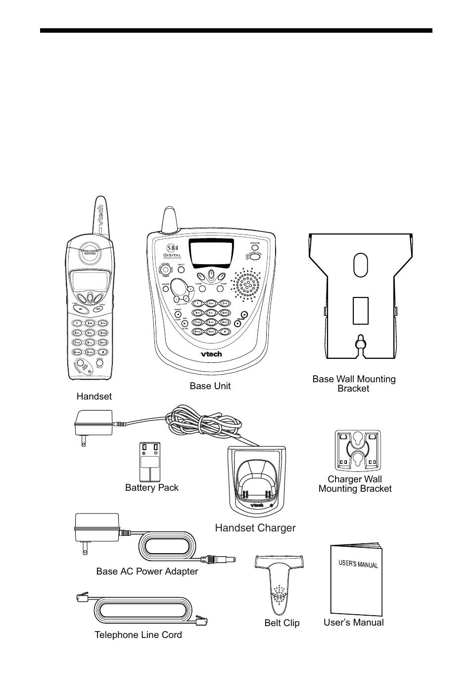 Parts check list | VTech i 5881 User Manual | Page 4 / 58