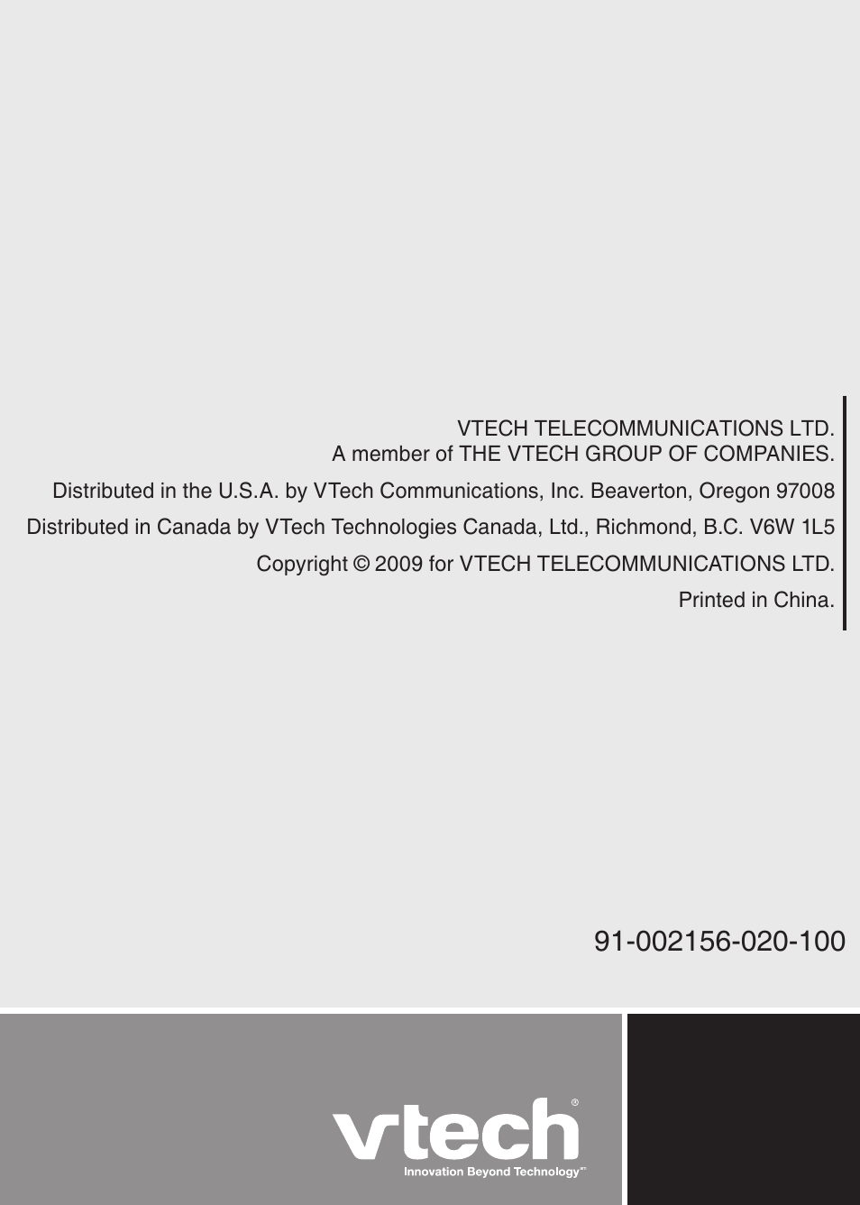 VTech CS6229-3 User Manual | Page 18 / 18