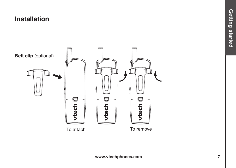 Installaton | VTech ia5847 User Manual | Page 10 / 52