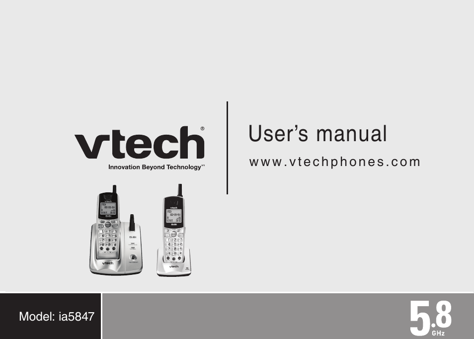 User’s manual | VTech ia5847 User Manual | Page 52 / 52