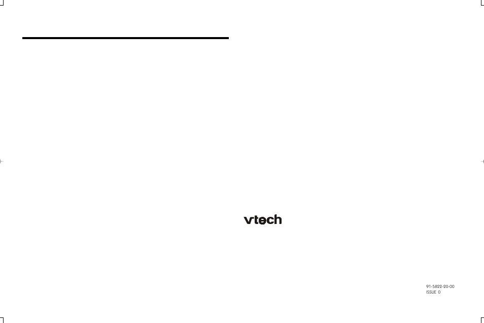 Technical specifications, Technical specifications frequency control, Transmit frequency | Receive frequency, Channels, Nominal effective range, Size, Weight, Power requirements | VTech VT2024-20 User Manual | Page 11 / 13