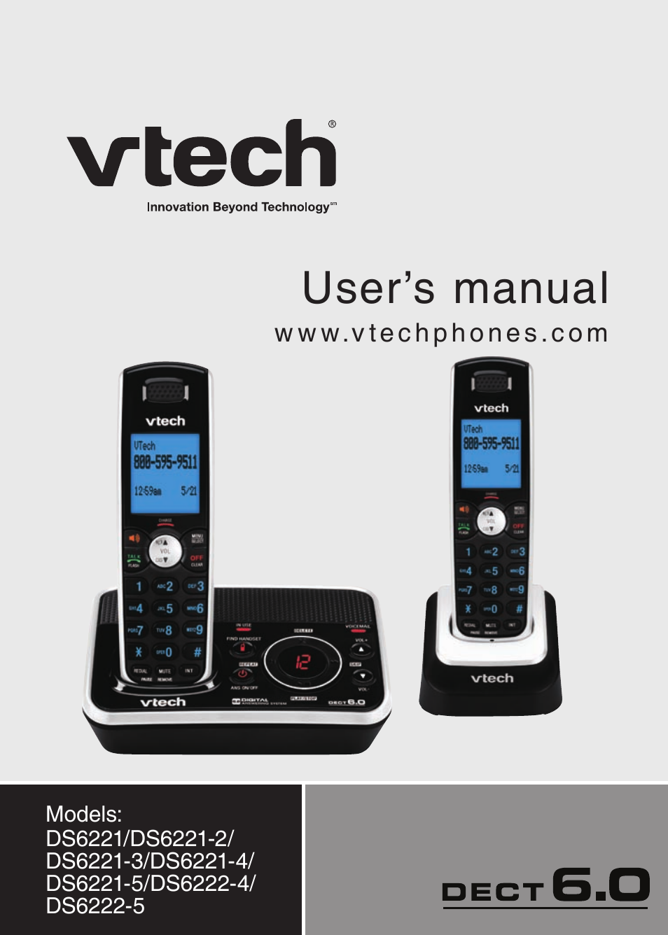 VTech DS221-2 User Manual | 60 pages