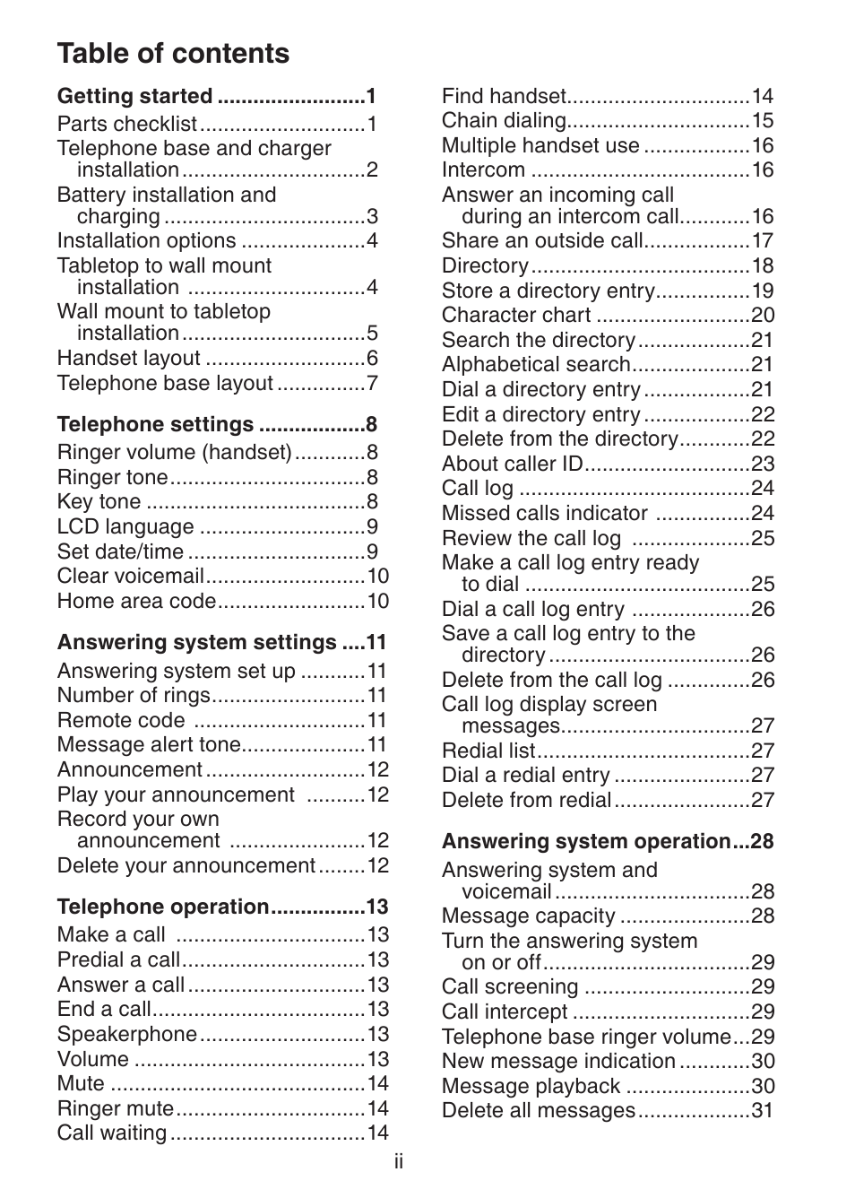 VTech DS221-2 User Manual | Page 3 / 60