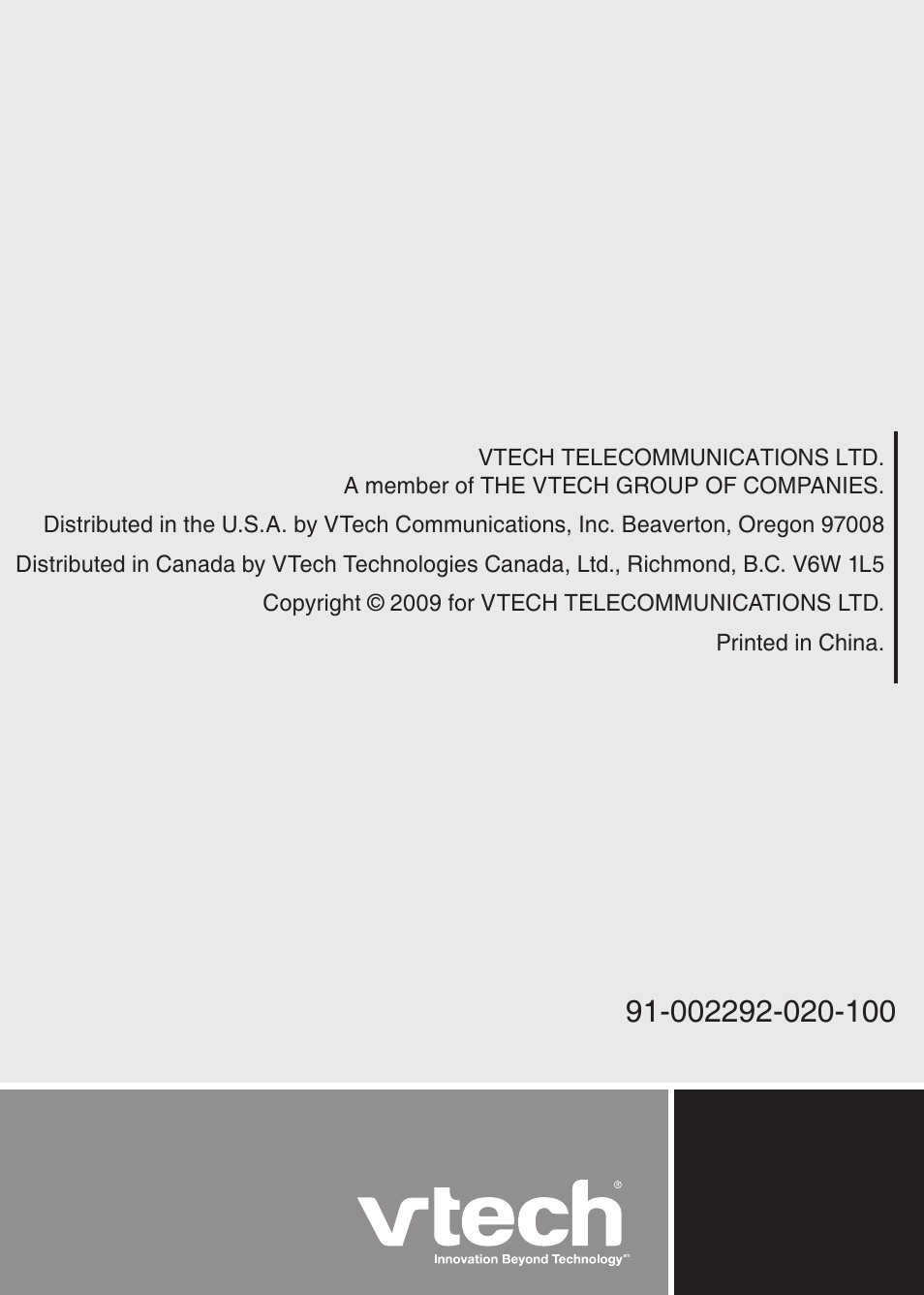 VTech DS221-2 User Manual | Page 60 / 60