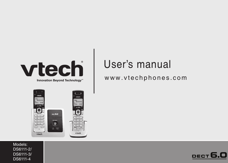 VTech DS6111-2 User Manual | 62 pages