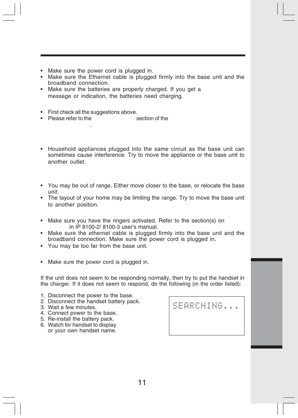 Additional information | VTech IP 811 User Manual | Page 12 / 20