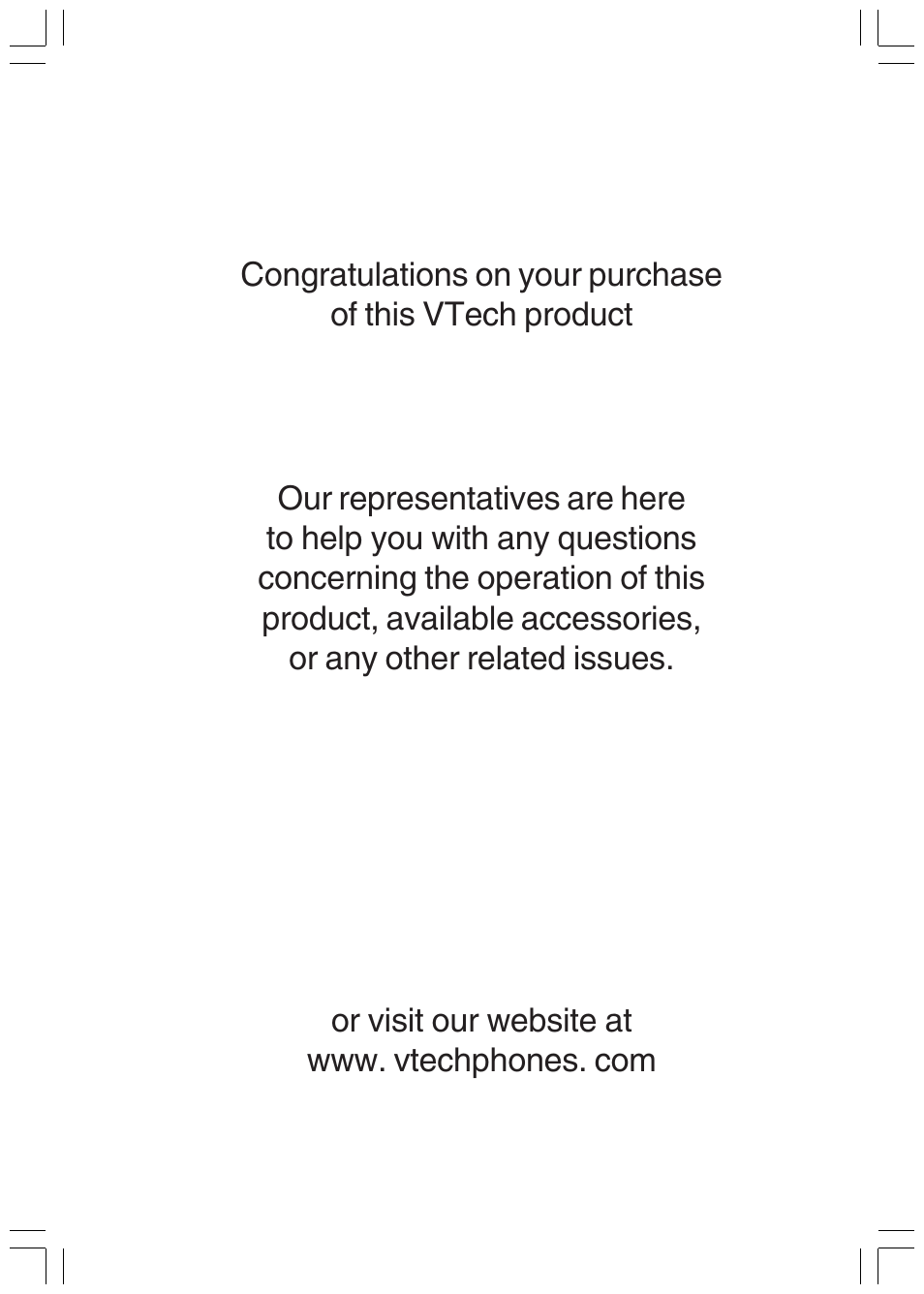 Need help, Call toll free | VTech IP 811 User Manual | Page 19 / 20