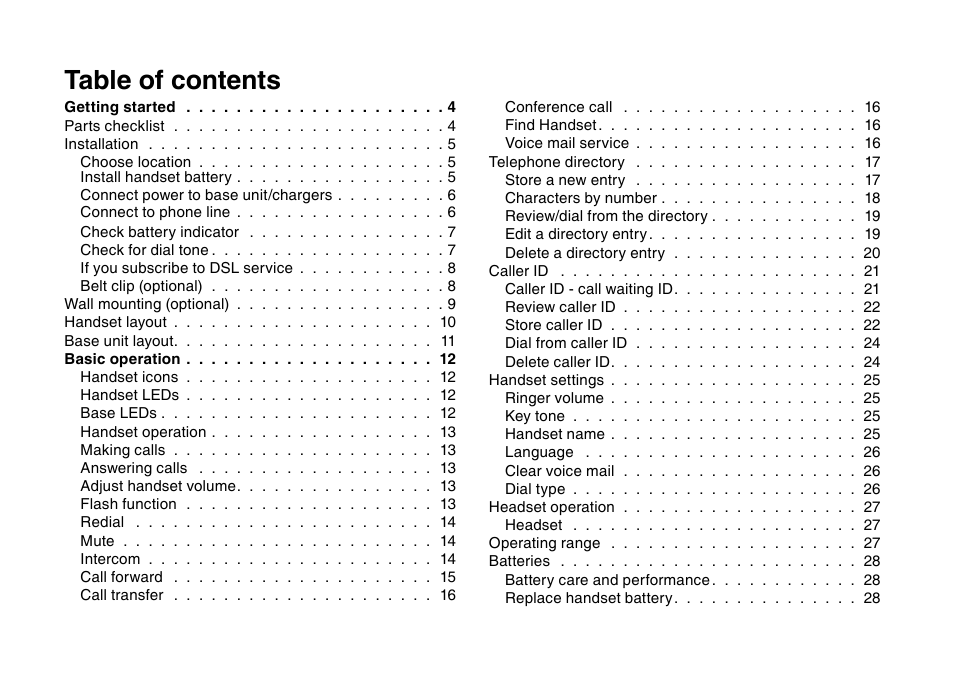 VTech I6725 User Manual | 44 pages