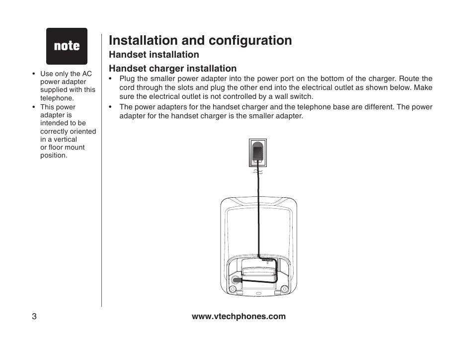 Installation and configuration | VTech IP8300 User Manual | Page 8 / 118