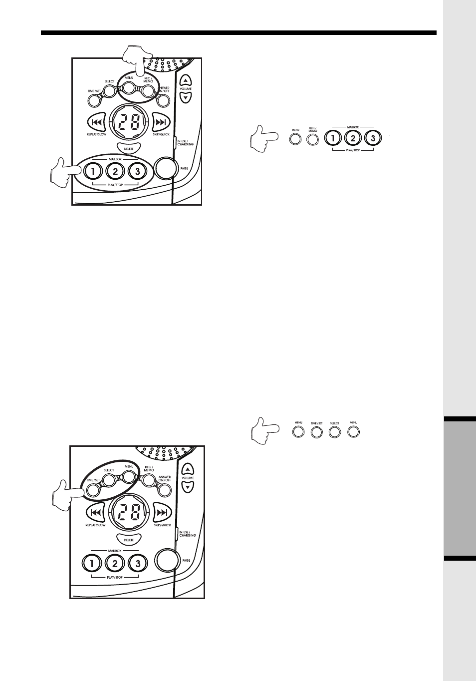 Itad operation, Answering system setup | VTech VT 9162 User Manual | Page 21 / 42