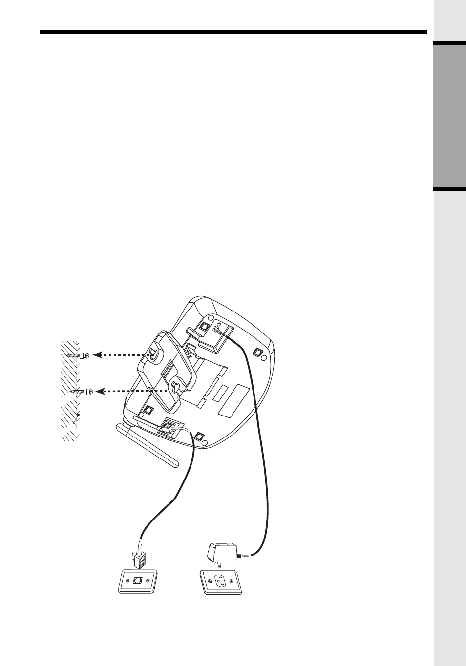 Wall mounting getting st ar ted | VTech VT 9162 User Manual | Page 9 / 42