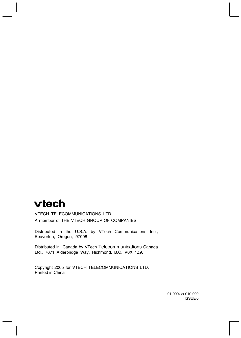 VTech I5808 User Manual | Page 43 / 44