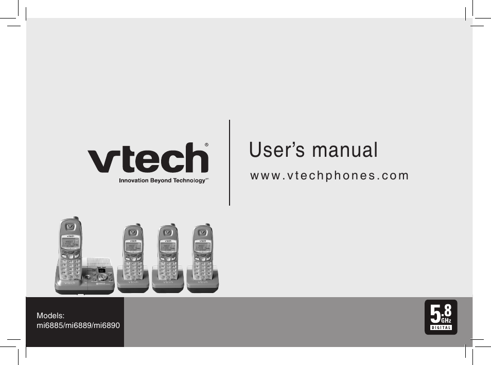 VTech mi6885 User Manual | 60 pages