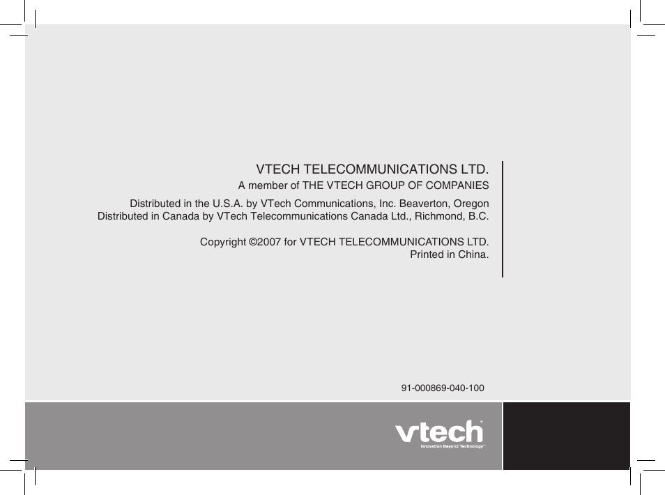 VTech mi6885 User Manual | Page 60 / 60
