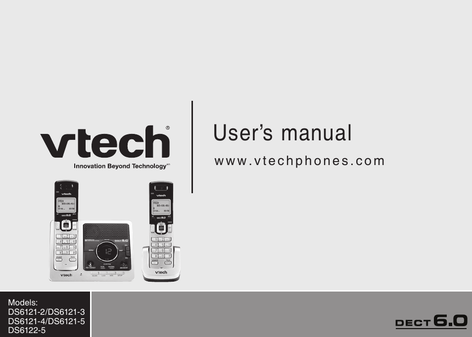 VTech DECT DS6121-2 User Manual | 74 pages
