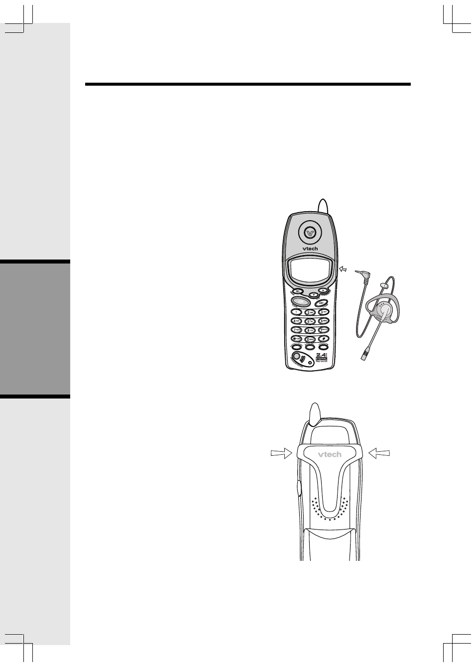 Headset operation | VTech ev 2653 User Manual | Page 33 / 45
