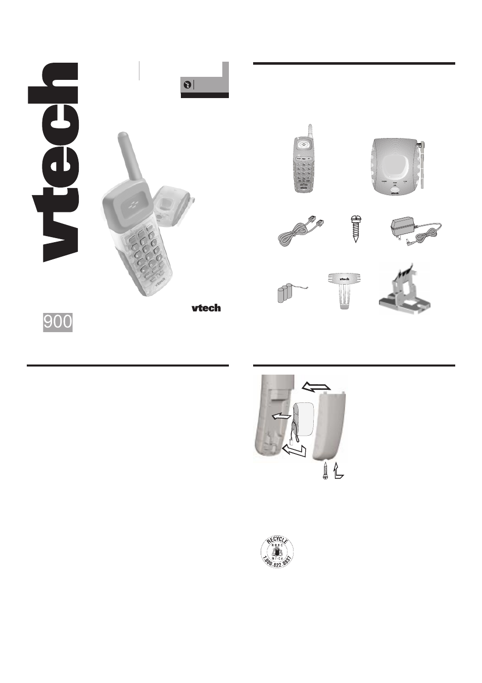 VTech 9117 User Manual | 4 pages