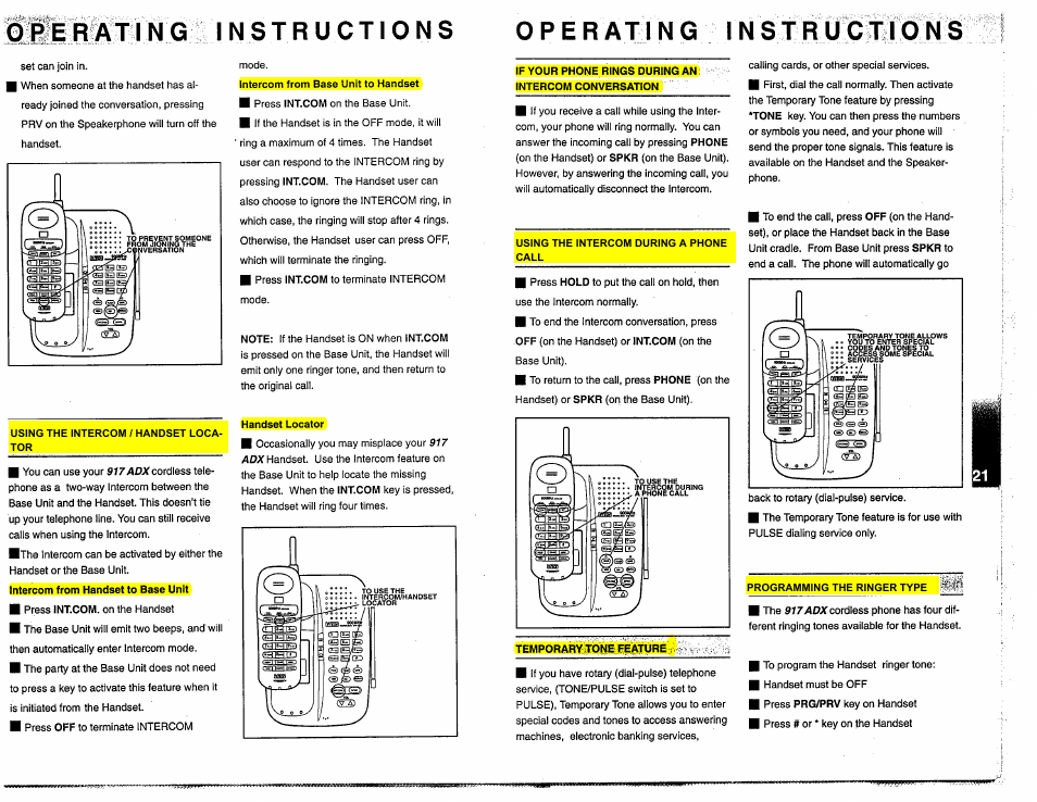 VTech 917ADX User Manual | Page 12 / 19