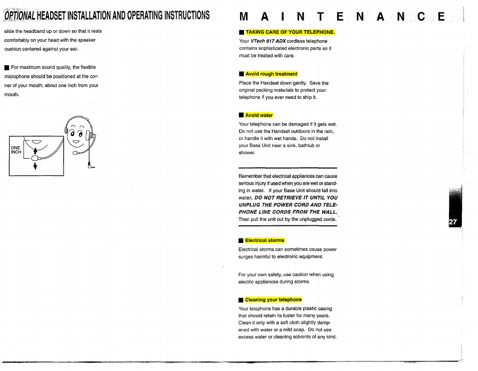 VTech 917ADX User Manual | Page 15 / 19