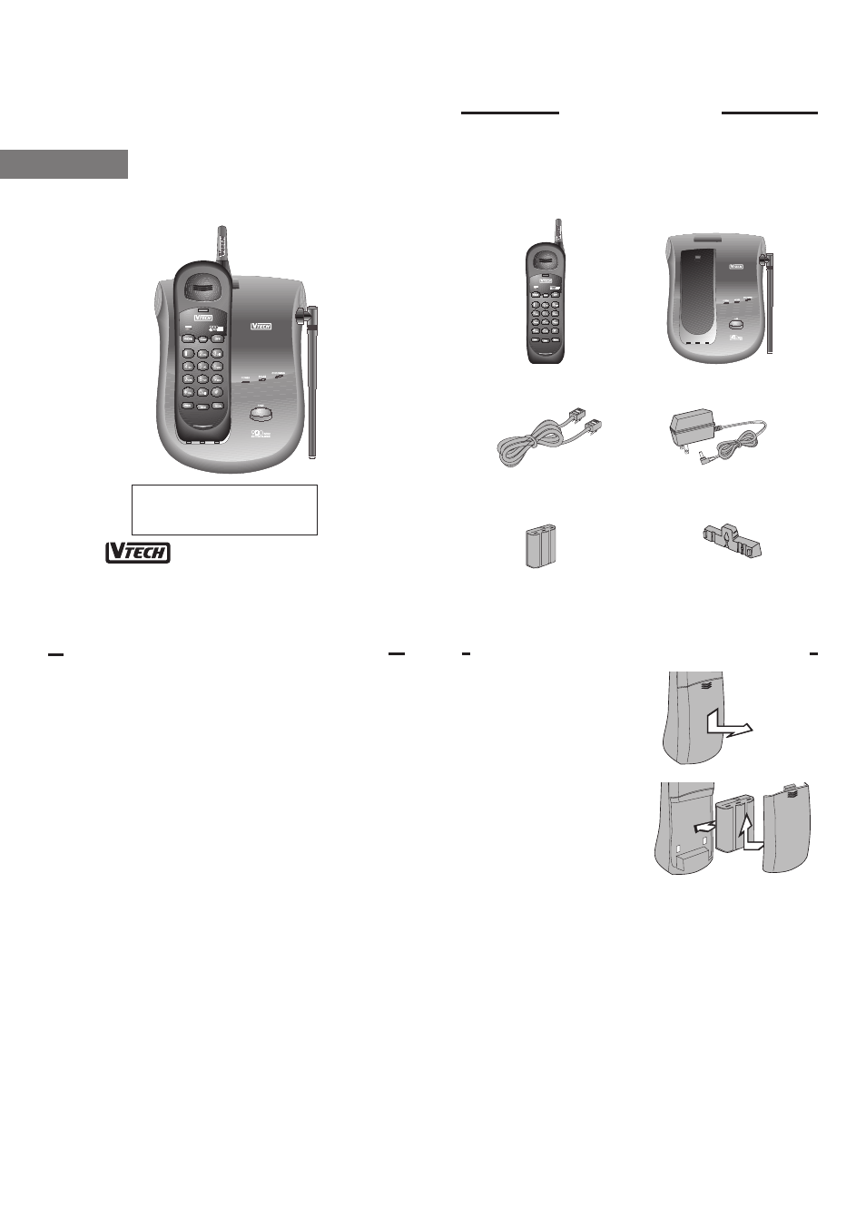 VTech VT9111 User Manual | 4 pages