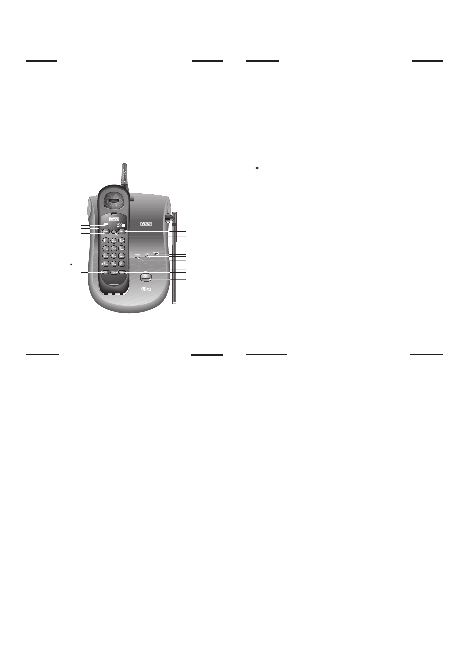 Operating instructions | VTech VT9111 User Manual | Page 3 / 4