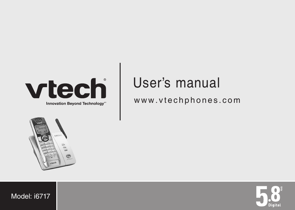 User’s manual | VTech I6717 User Manual | Page 48 / 48