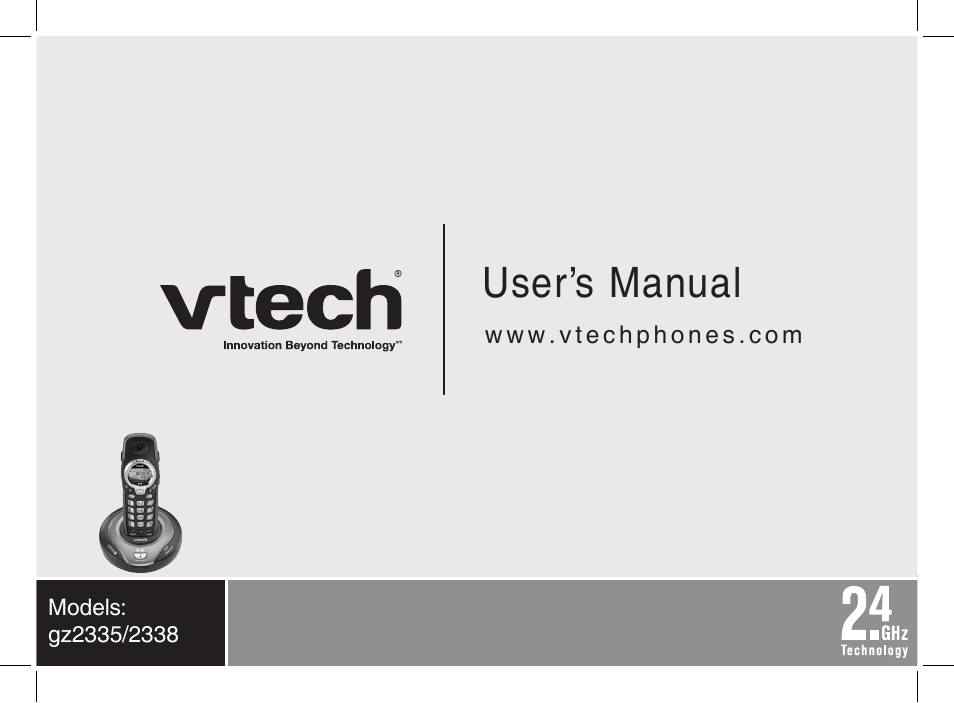 VTech 2338 User Manual | 45 pages