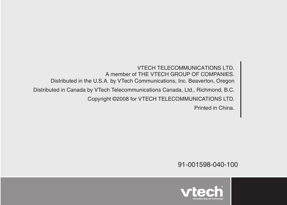 VTech LS6126-5 User Manual | Page 72 / 73