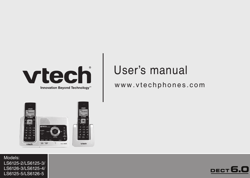 User’s manual | VTech LS6126-5 User Manual | Page 73 / 73
