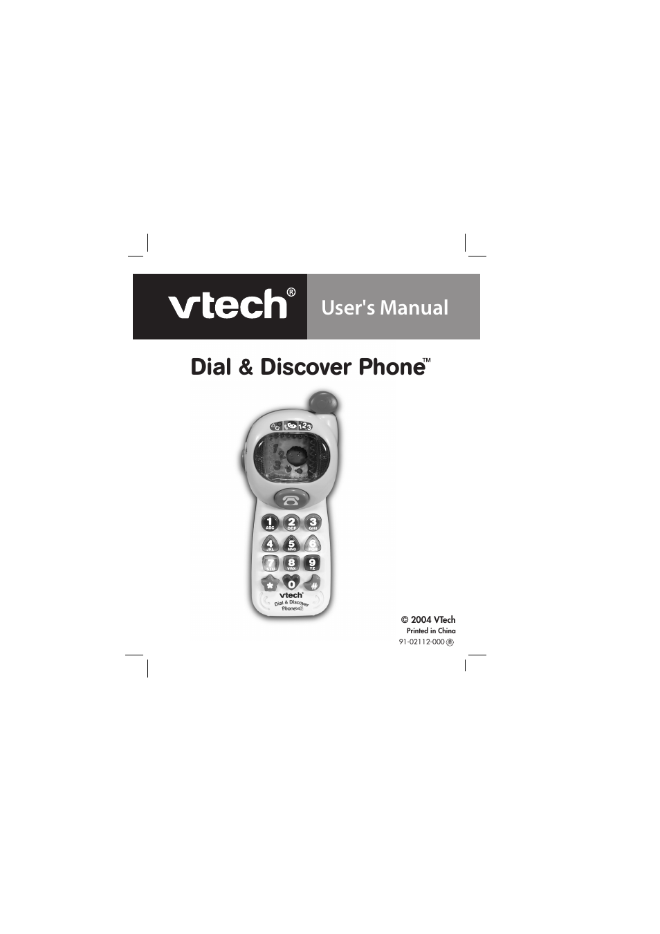 VTech Dial & Discover Phone User Manual | 10 pages