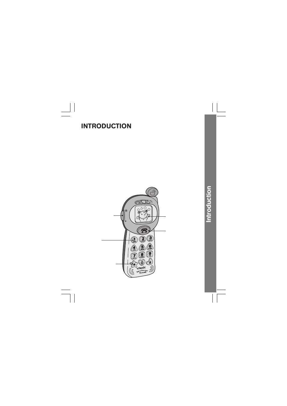 Intr oduction, Introduction | VTech Dial & Discover Phone User Manual | Page 3 / 10