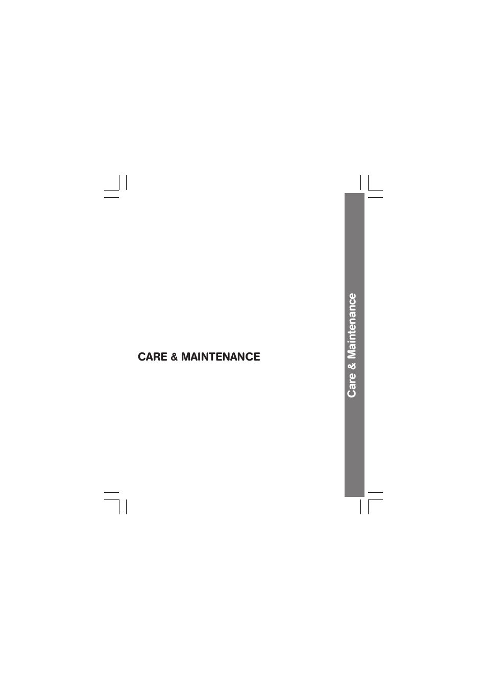 Car e & maintenance, Care & maintenance | VTech Dial & Discover Phone User Manual | Page 8 / 10