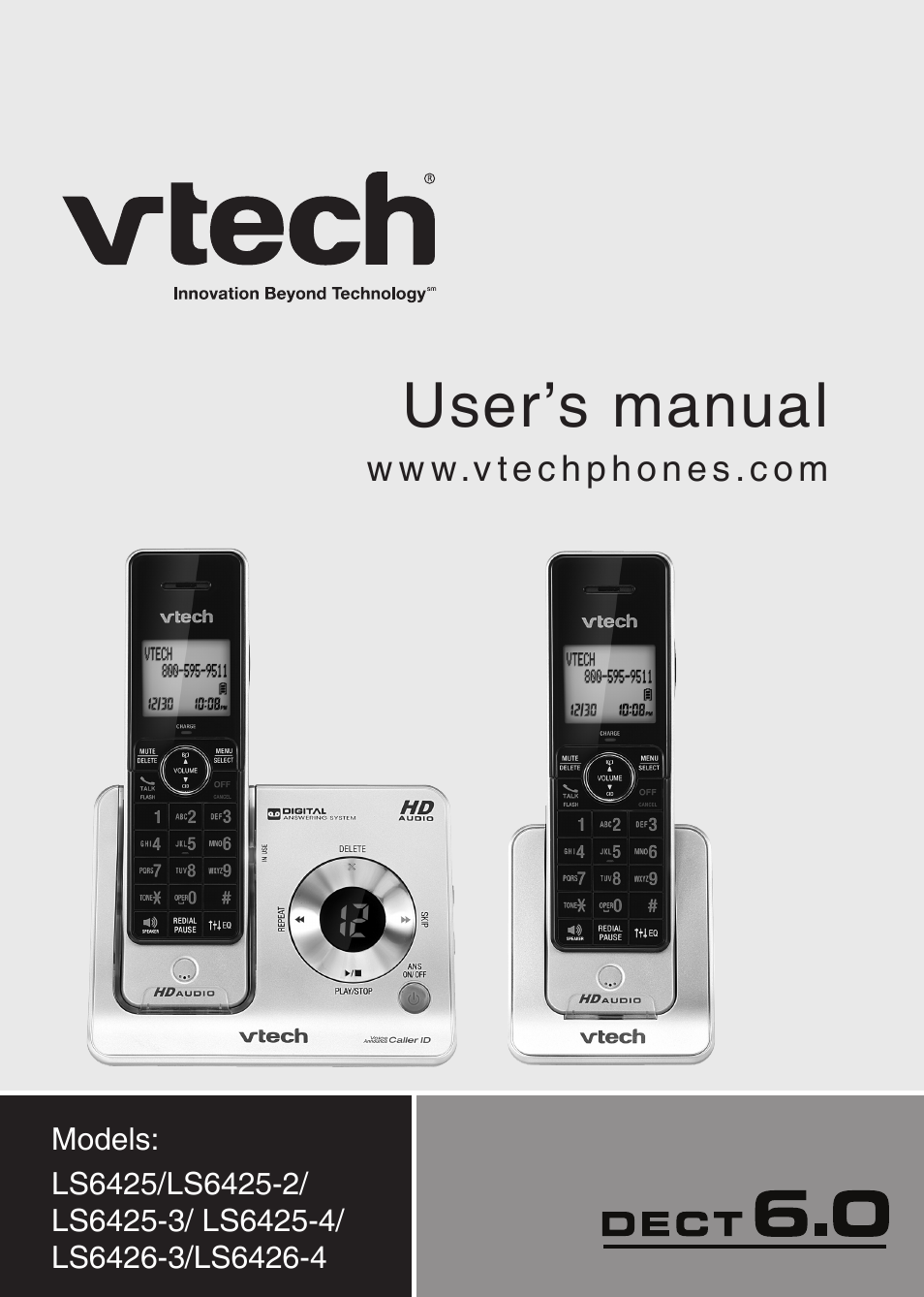 VTech LS6426-3 User Manual | 82 pages